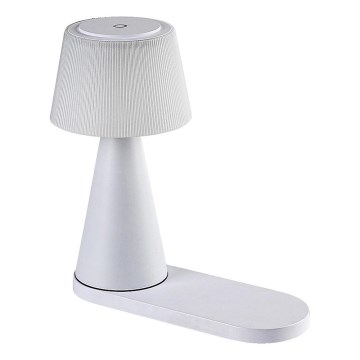 Rabalux - LED Dimmable επαναφορτιζόμενο επιτραπέζιο φωτιστικό με ασύρματη φόρτιση LED/5W/5V 3000/4000/5000K
